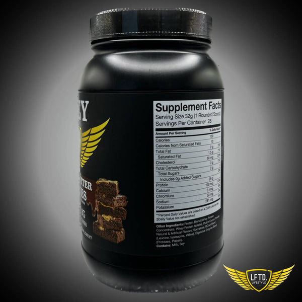 Whey Protein Peanut Butter Brownie