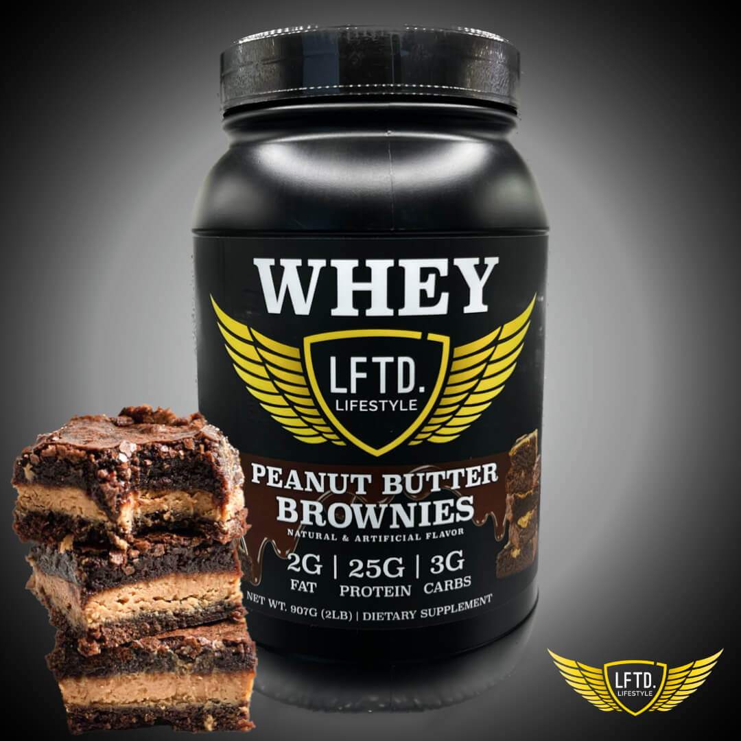 Whey Protein Peanut Butter Brownie